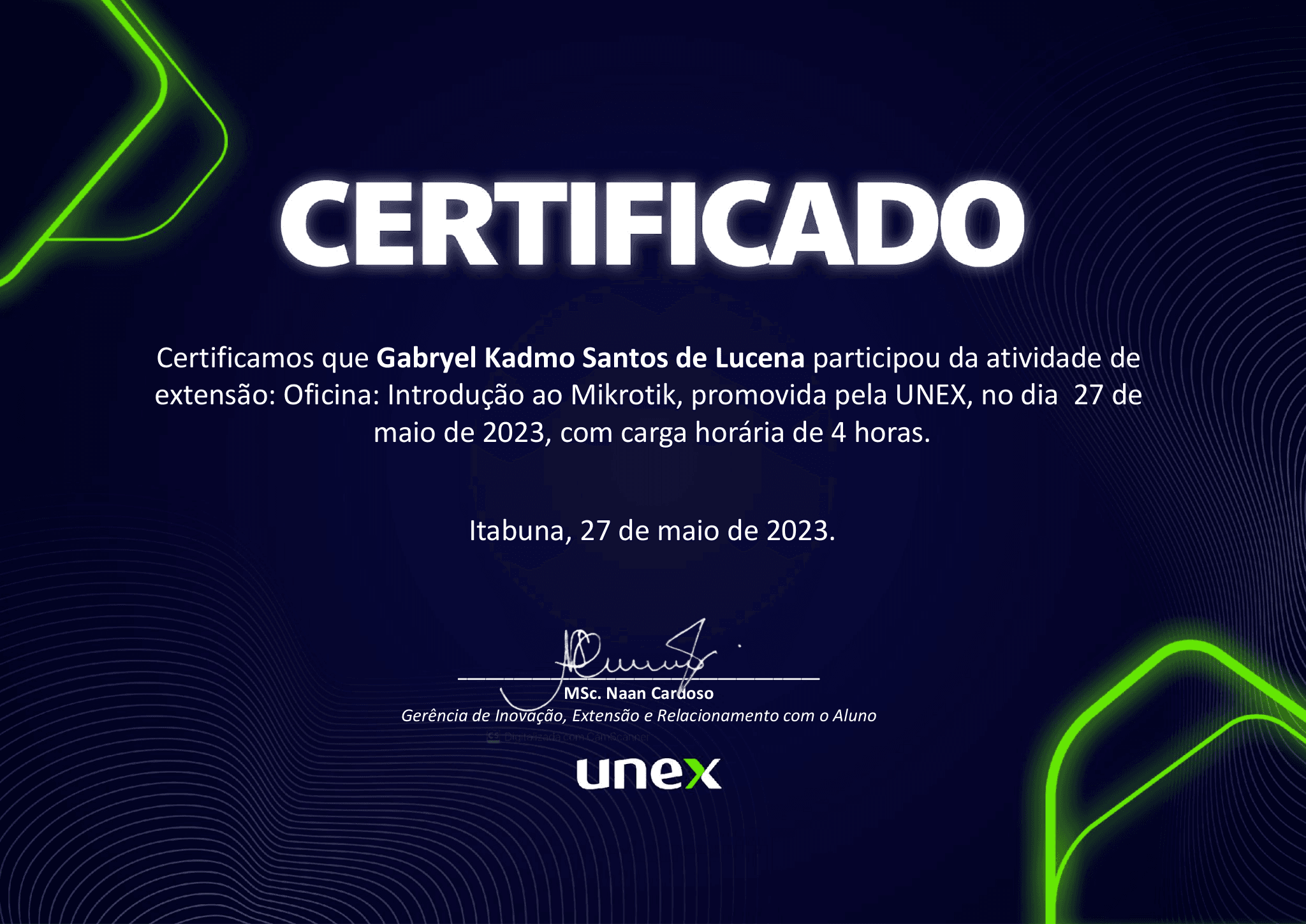Certificado Mikrotik